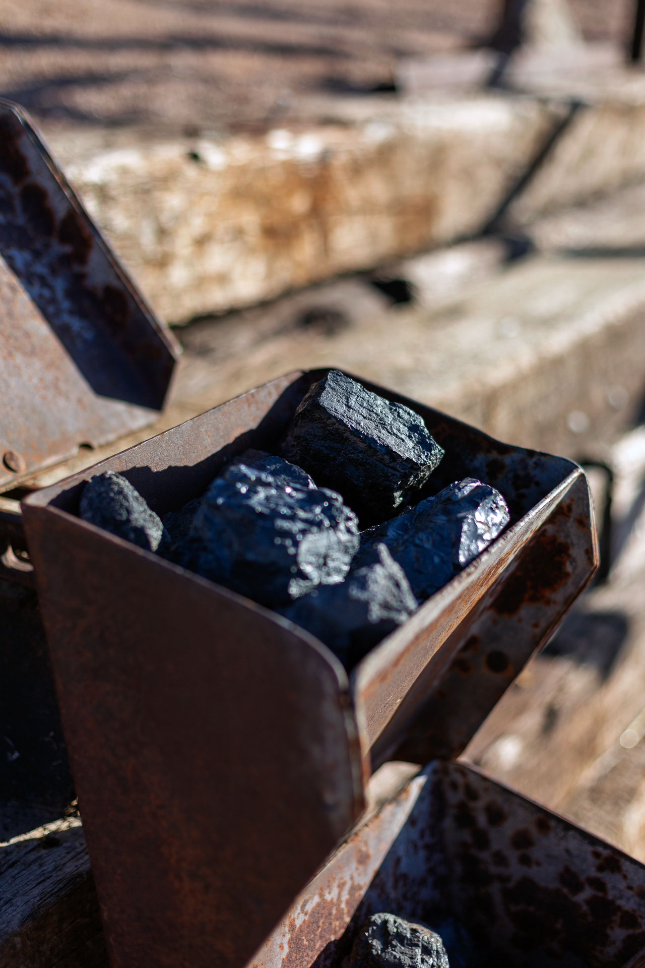 box of rocks.